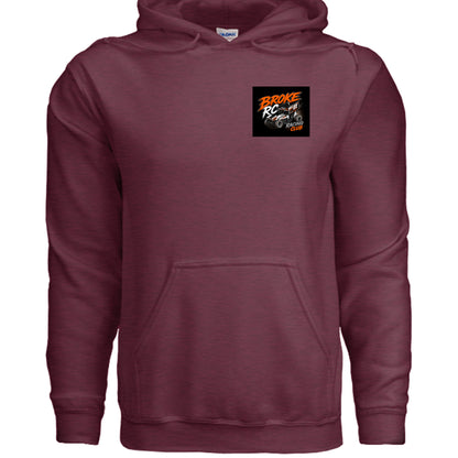 Heather Dark Maroon - G185 - FRONT