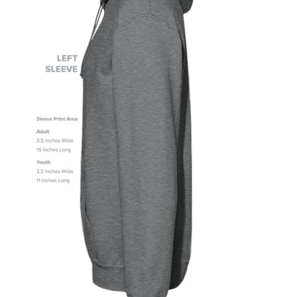 Fan Charcoal Heather - G185 - SLEEVE_LEFT