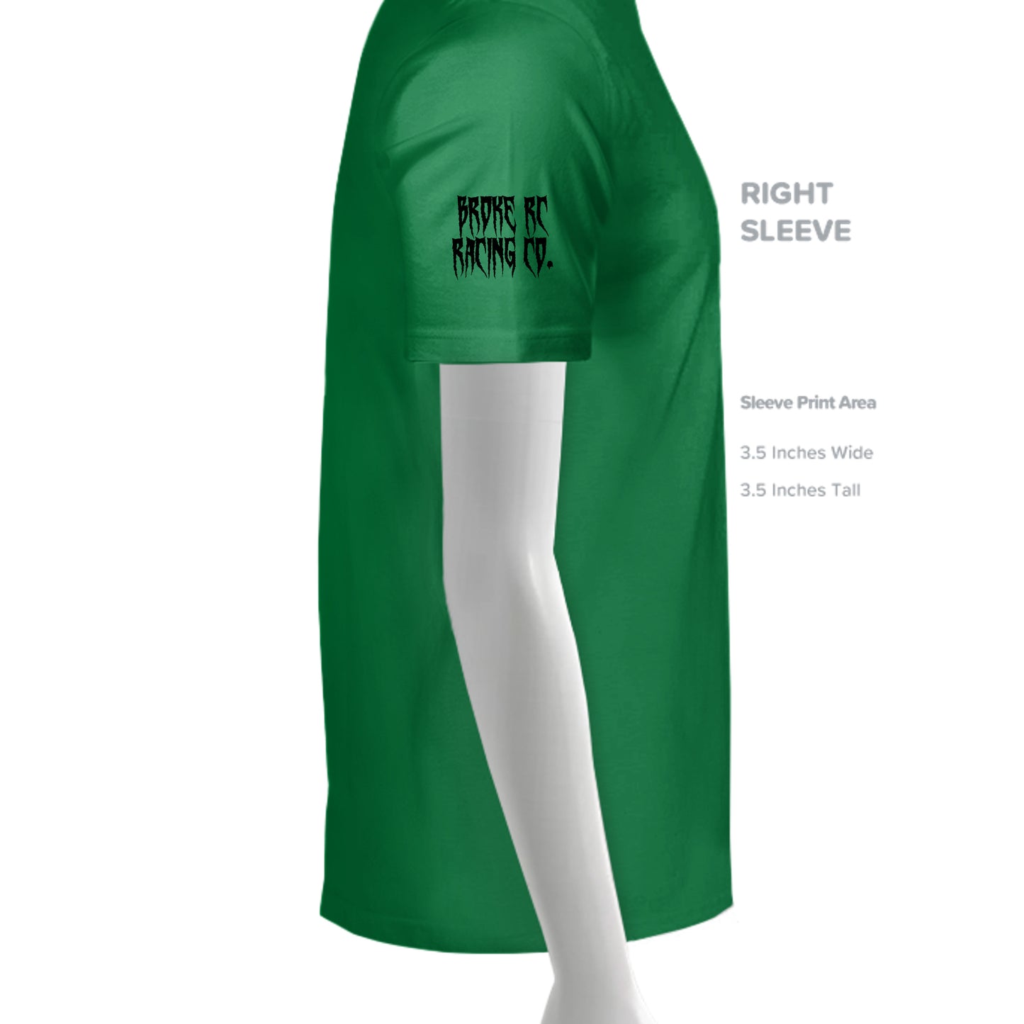 KELLY GREEN - G200 - SLEEVE_RIGHT