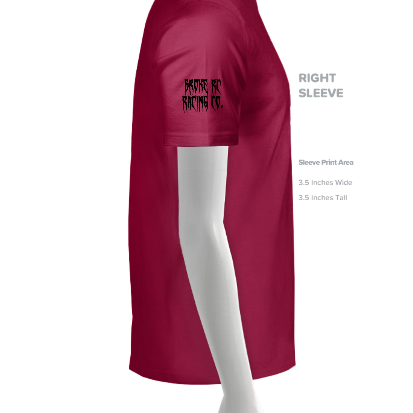 CARDINAL RED - G200 - SLEEVE_RIGHT