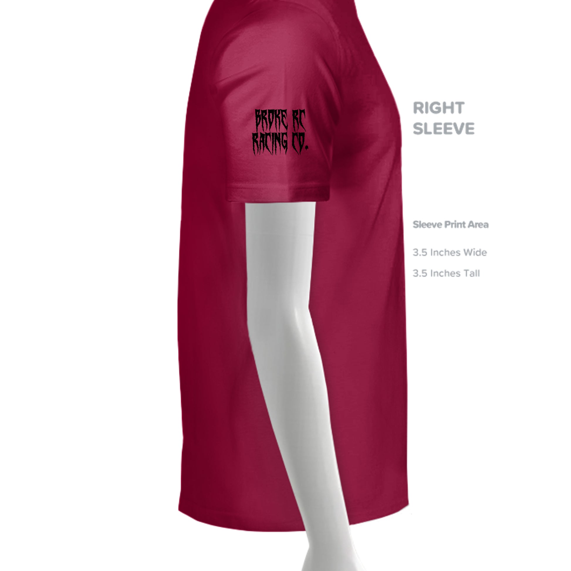 CARDINAL RED - G200 - SLEEVE_RIGHT