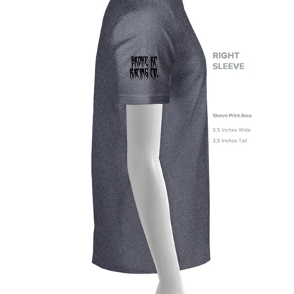 HEATHER NAVY - G200 - SLEEVE_RIGHT