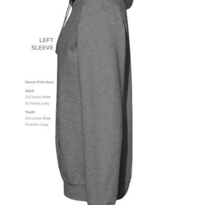 GRAPHITE HEATHER - G185B - SLEEVE_LEFT