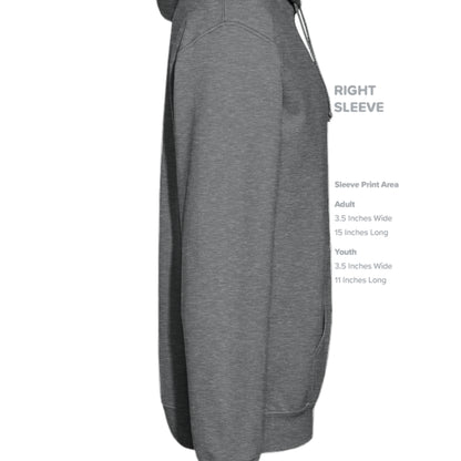 Fan Charcoal Heather - G185B - SLEEVE_RIGHT