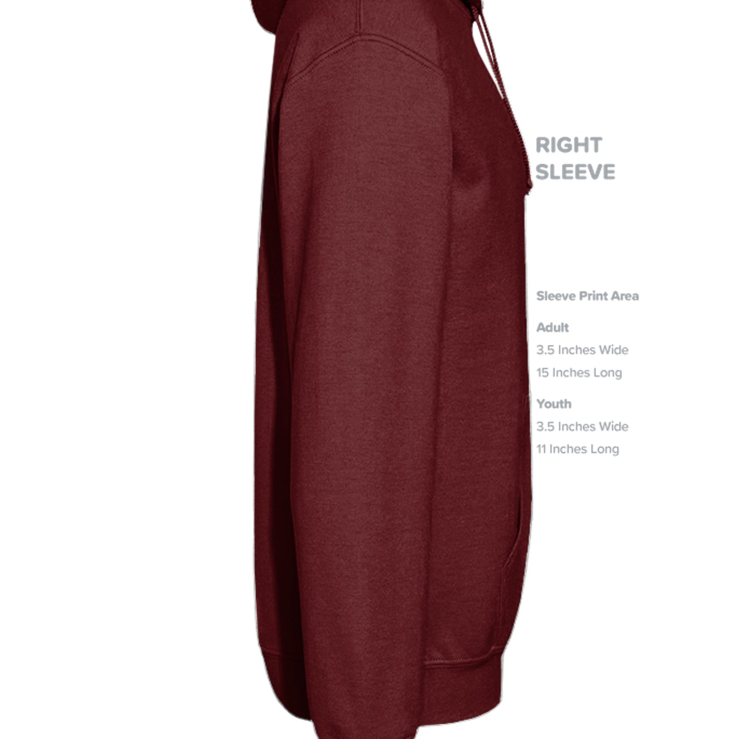 MAROON - G185B - SLEEVE_RIGHT
