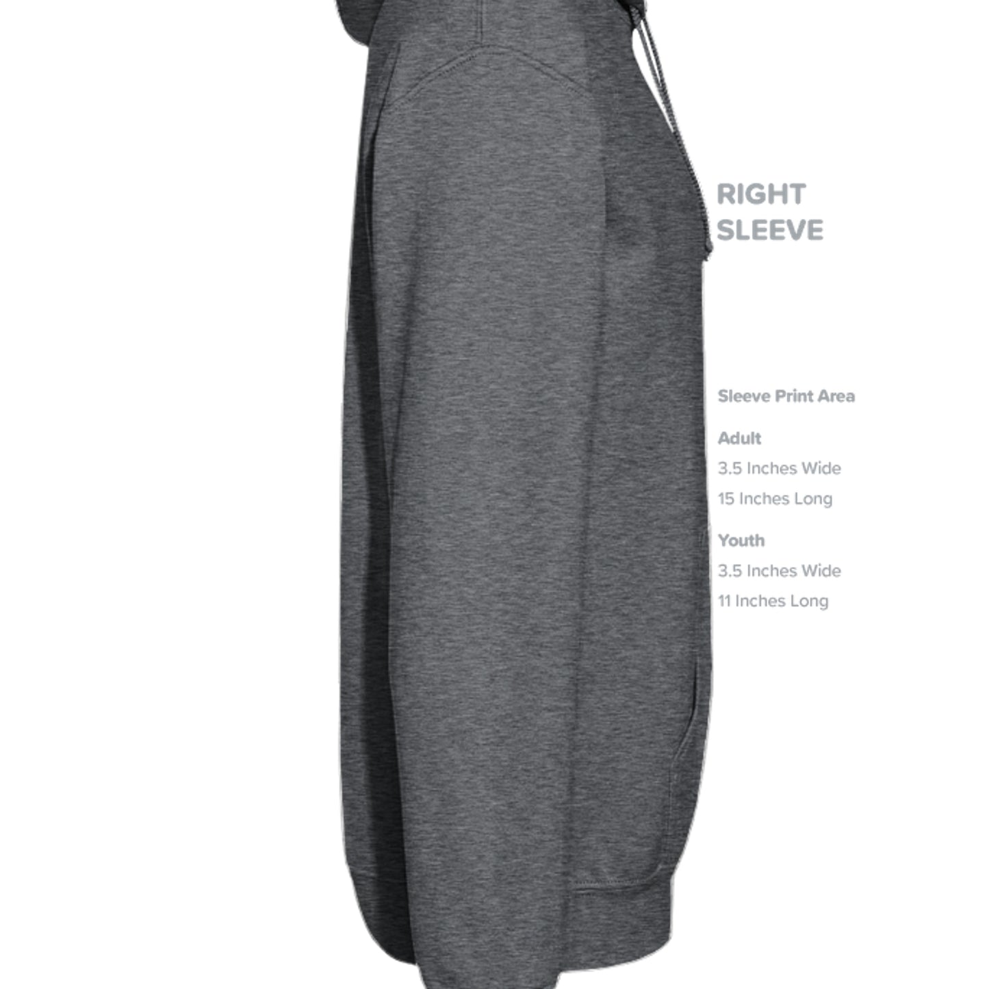 DARK HEATHER - G185B - SLEEVE_RIGHT