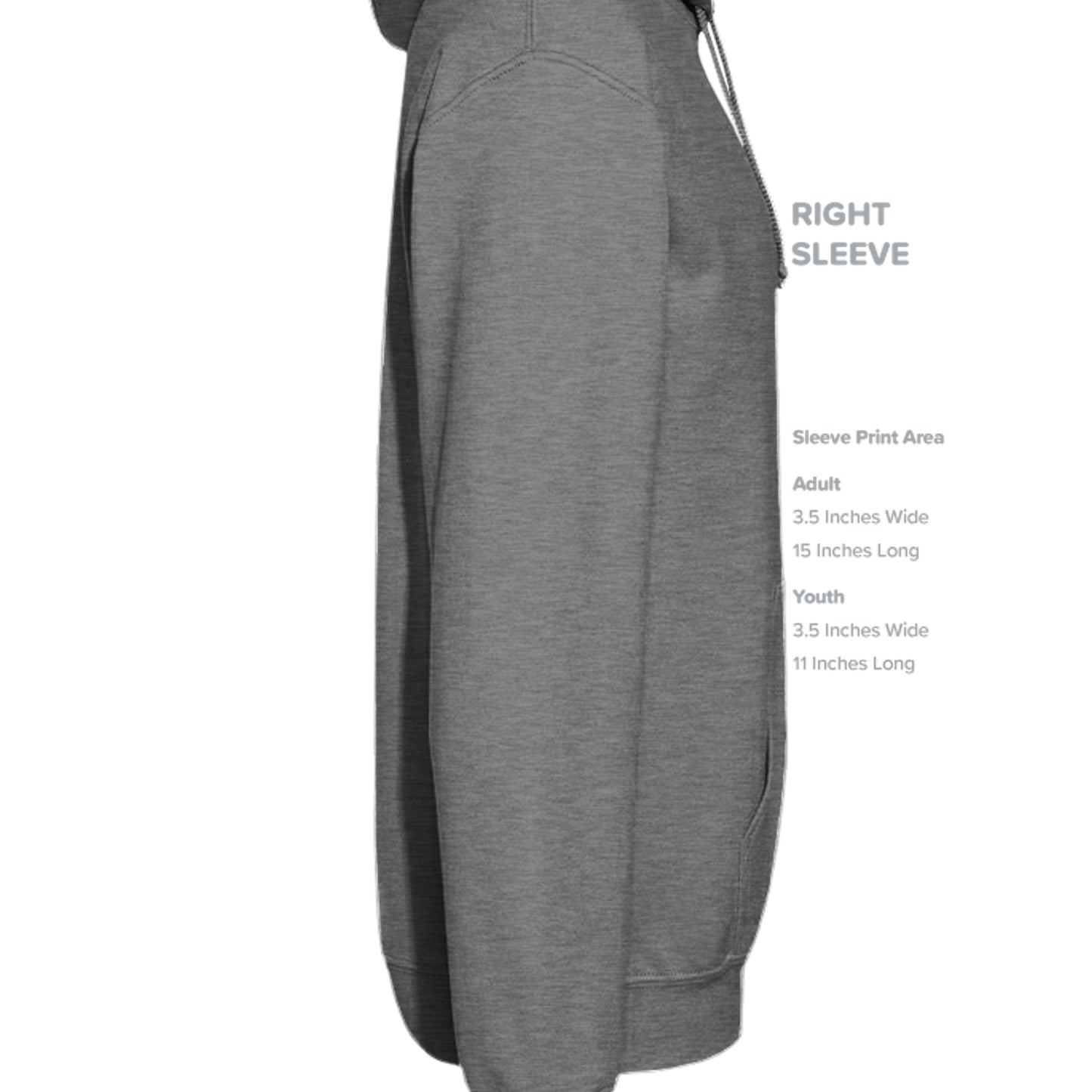 GRAPHITE HEATHER - G185B - SLEEVE_RIGHT
