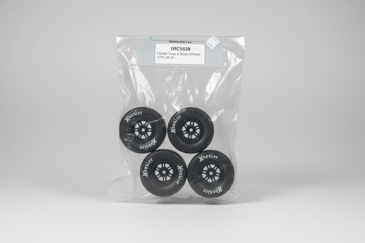 Fr / Rr tires & black wheels 5539