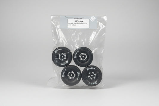 Fr / Rr tires & black wheels 5539