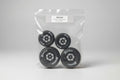 Fr & Rr tires & black wheels hoosier 5532