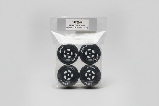 Fr/Rr tires & black wheels 5560