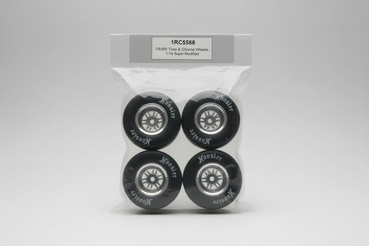 Fr/Rr tires & chrome wheels 5566