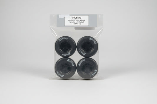 Fr/Rr ht tires & black wheels 5570