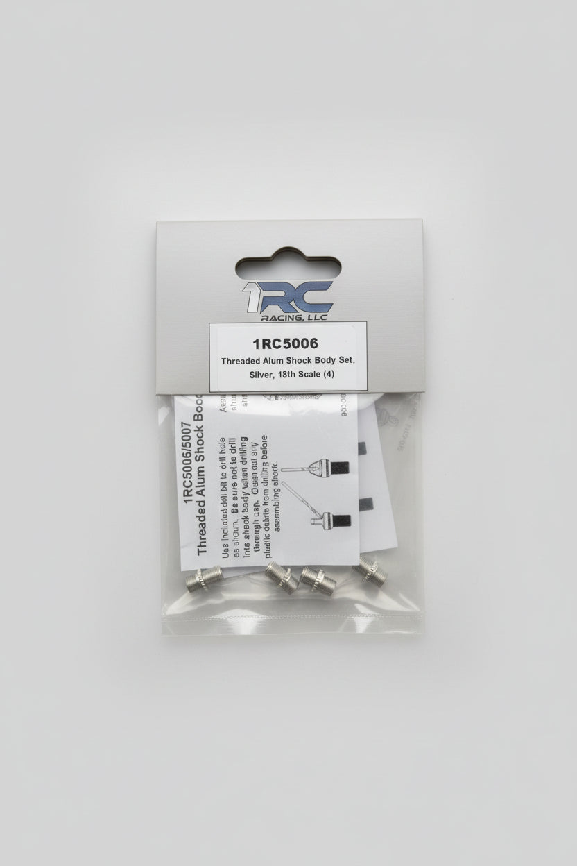 Threaded alum shock body set 5006