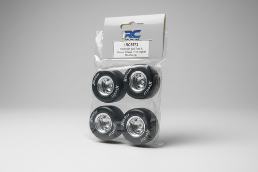 Fr/Rr ht soft tires & chrome  wheels 5573