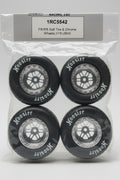 Fr/Rr soft tires & chrome wheels 5542