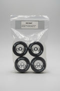 Fr/Rr soft tires & chrome  wheels 5547