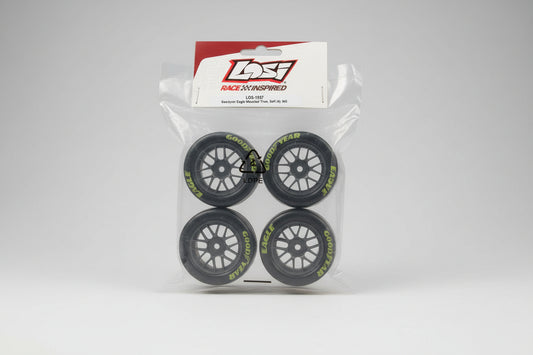Tires mounted Goodyear soft ng