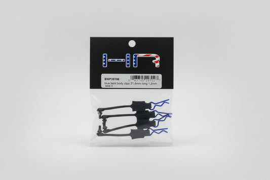 Body bent clip retainers