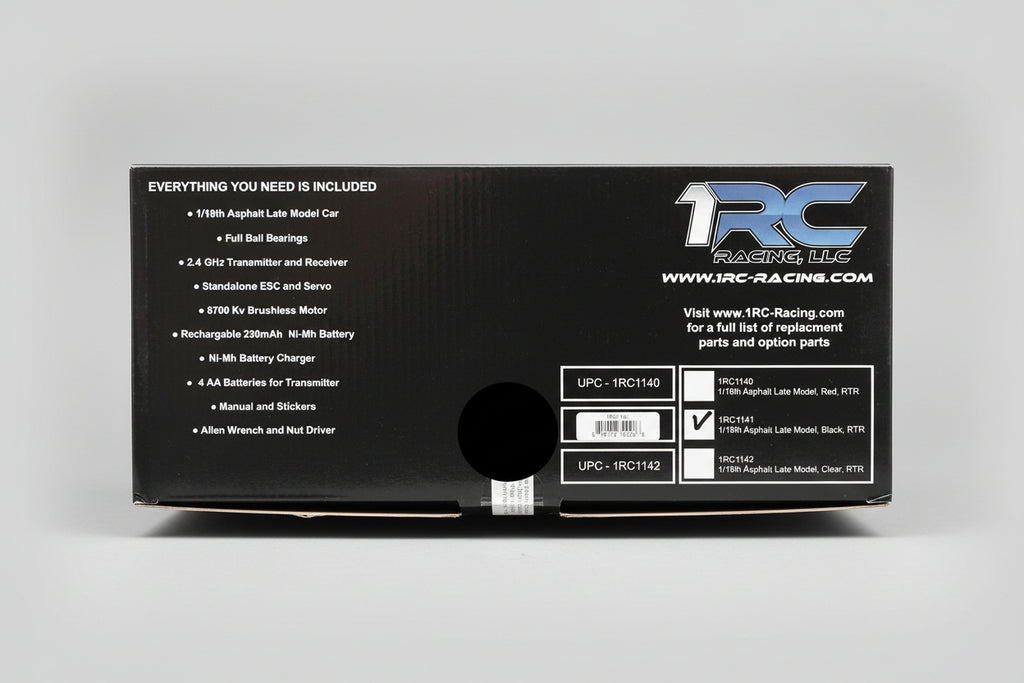 Asphalt Late model blk rtr 1141