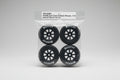 Fr/Rr soft tires & black wheels 5582