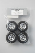 Fr/Rr Ht tires & chrome wheels 5571