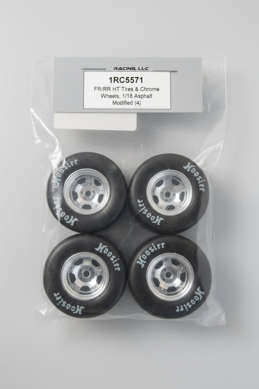 Fr/Rr Ht tires & chrome wheels 5571