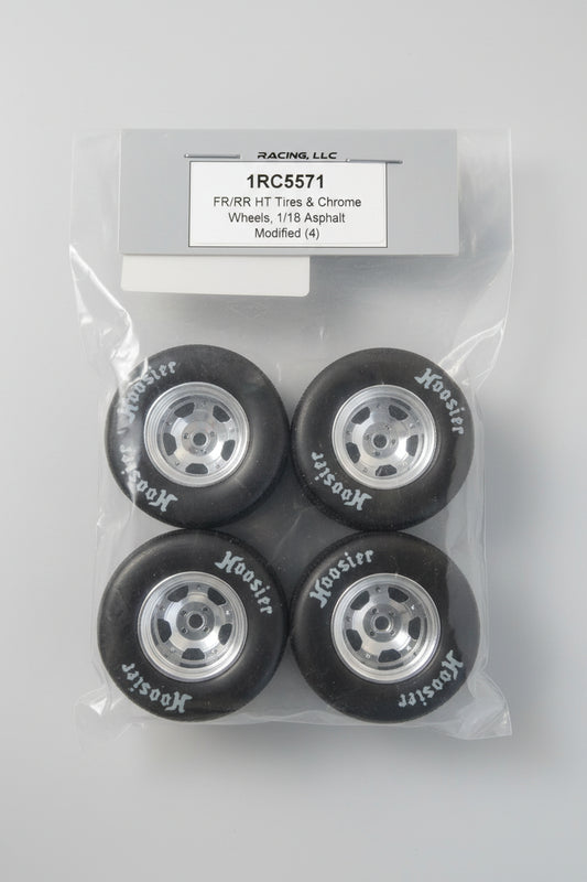 Fr/Rr Ht tires & chrome wheels 5571