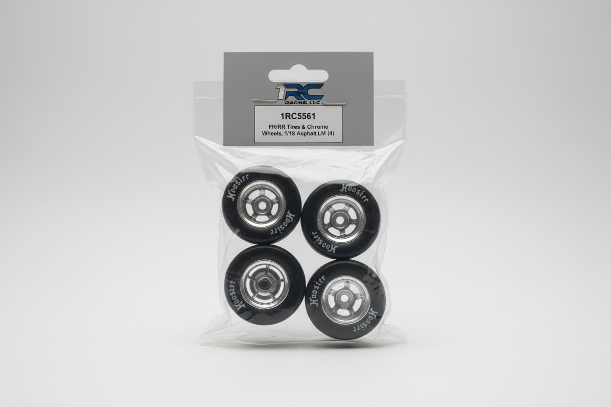 Fr/Rr tires & chrome wheels