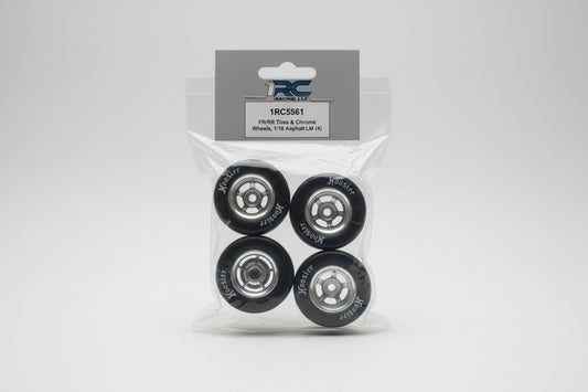 Fr/Rr tires & chrome wheels